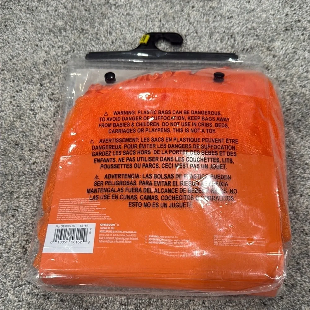 Child's orange Tutu , Bandana and orange hairspray set